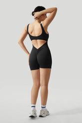 V-Back Butt Lift Romper