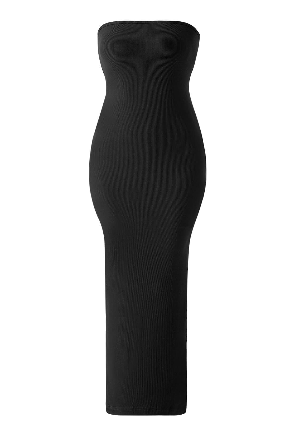 Strapless Maxi Dress With Built-In Shapewear