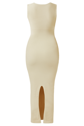 Thread Seamless Slit Dress