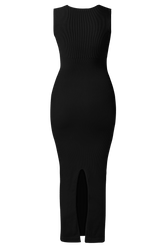 Thread Seamless Slit Dress