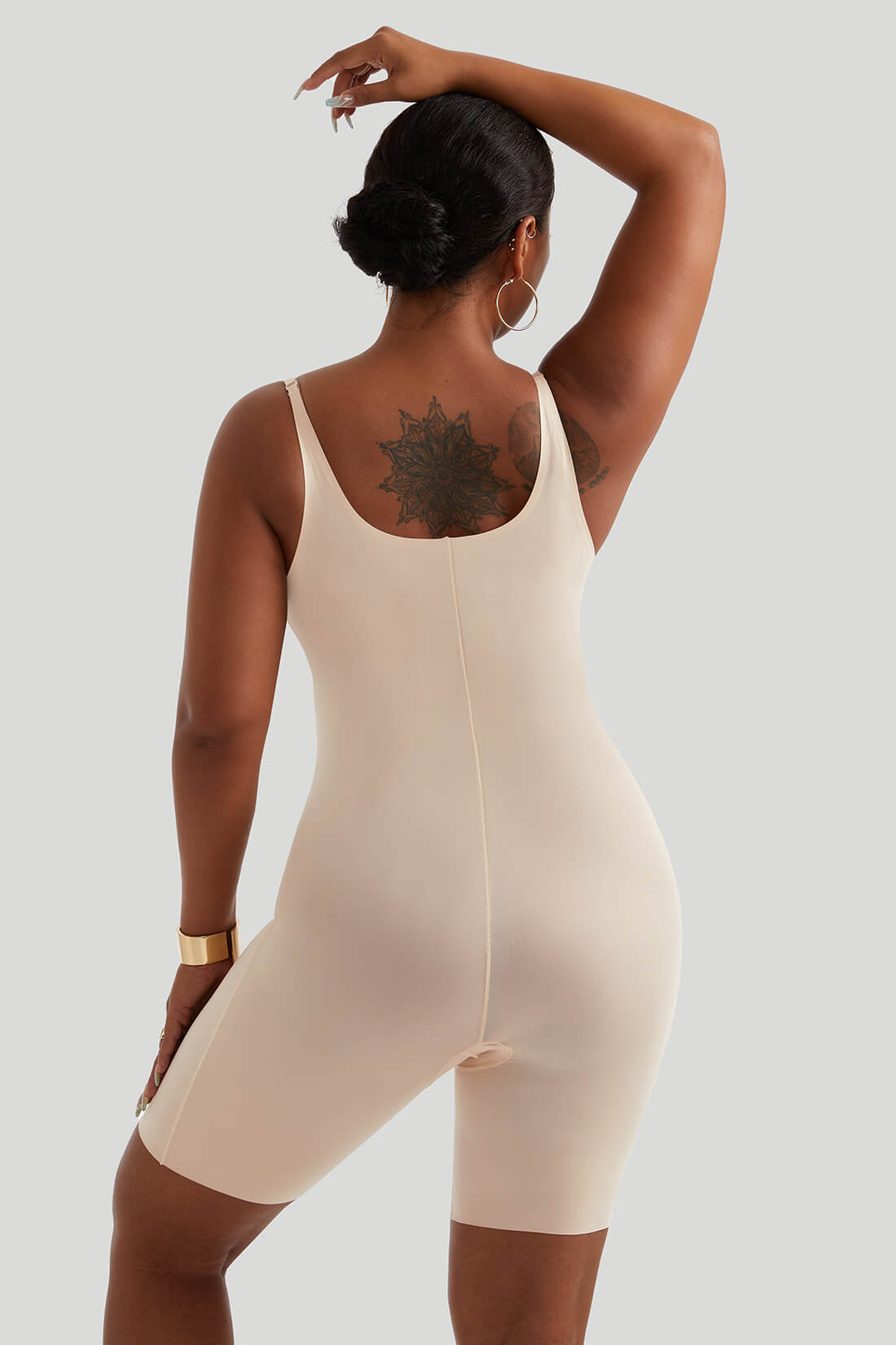 Open Bust Shapewear Romper