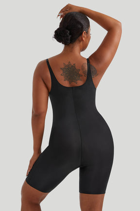 Open Bust Shapewear Romper