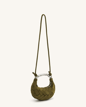 Sac tissé Orla - Olive foncé