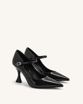 Thalina Escarpins en Cuir Verni - Noir