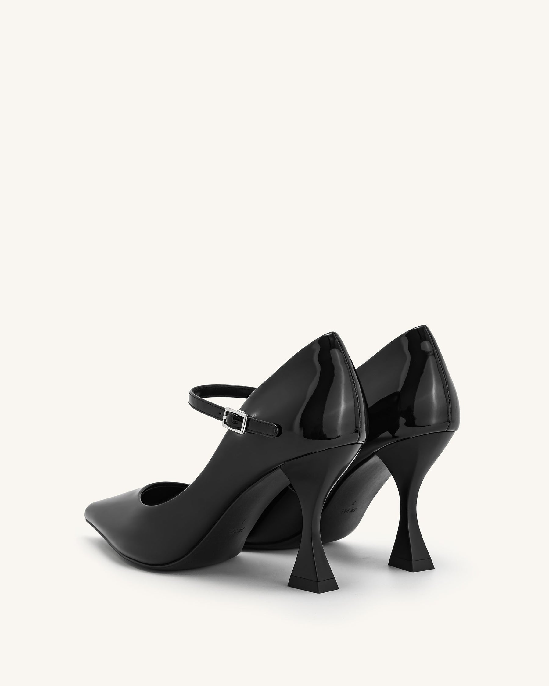 Thalina Escarpins en Cuir Verni - Noir