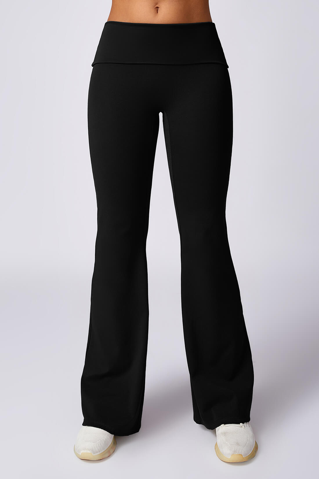 High Waisted Flared Leg Leggings