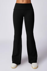 High Waisted Flared Leg Leggings