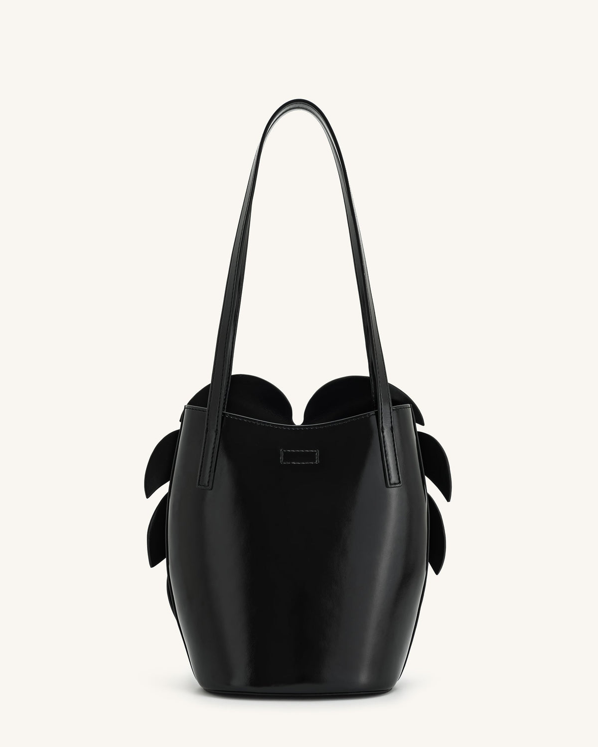 Sac à bandoulière forme feuille Cecelia - Noir