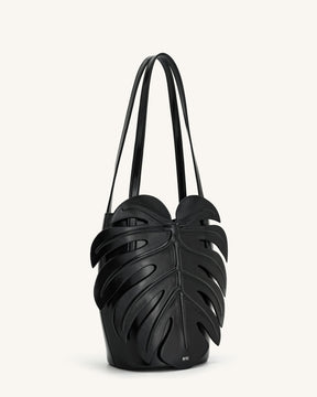 Sac à bandoulière forme feuille Cecelia - Noir