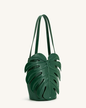 Sac à bandoulière forme feuille Cecelia - Vert