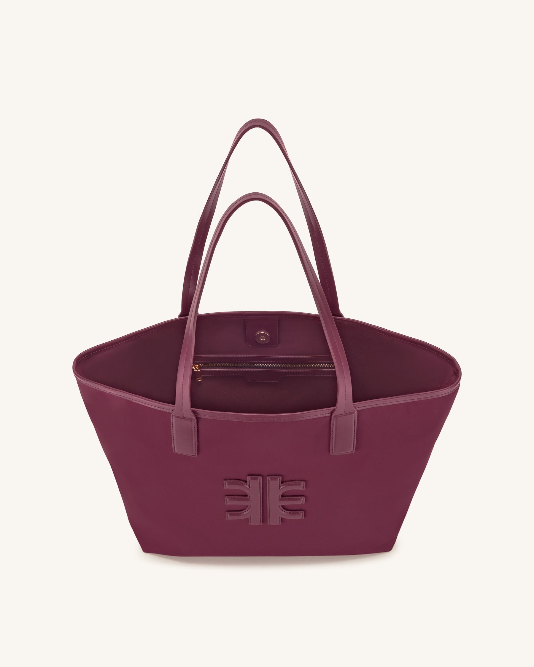 Sac Fourre-tout en Nylon Cathy - Bordeaux rouge