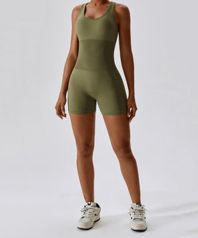 Butt Lifting Tummy Control Sleeveless Seamless Romper