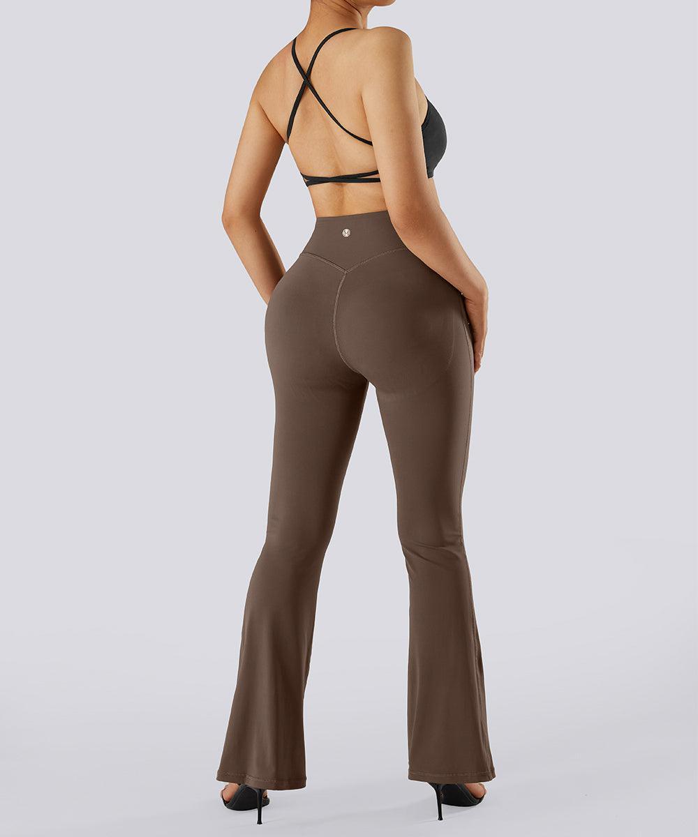 Butt Shaping Flared Seamed Legging Set