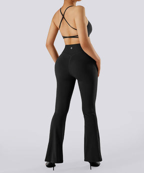 Butt Shaping Flared Seamed Legging Set