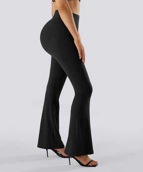 Butt Shaping Flared Seamed Legging Set