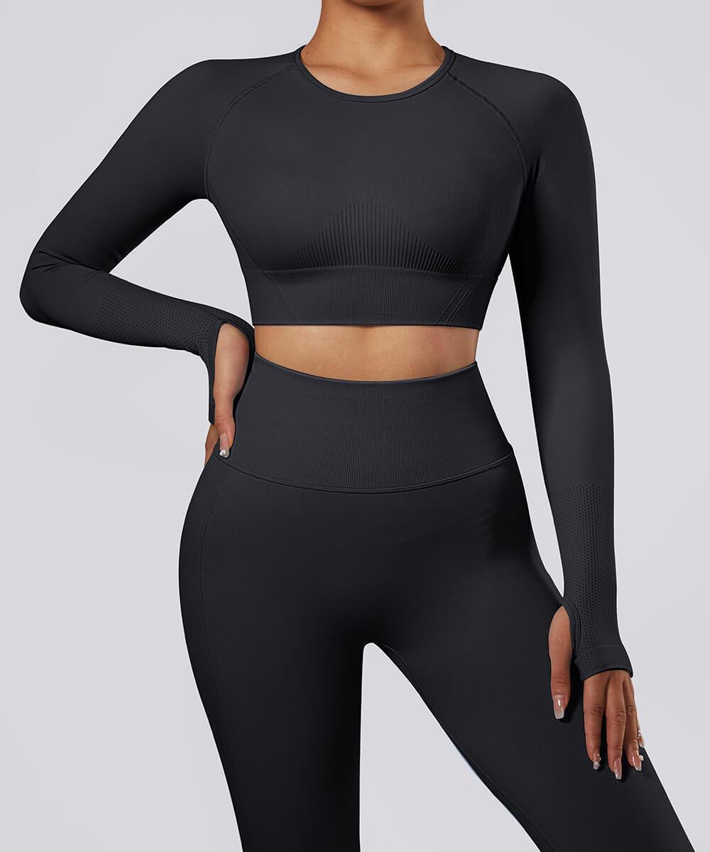 Long Sleeve Seamless Sport Top