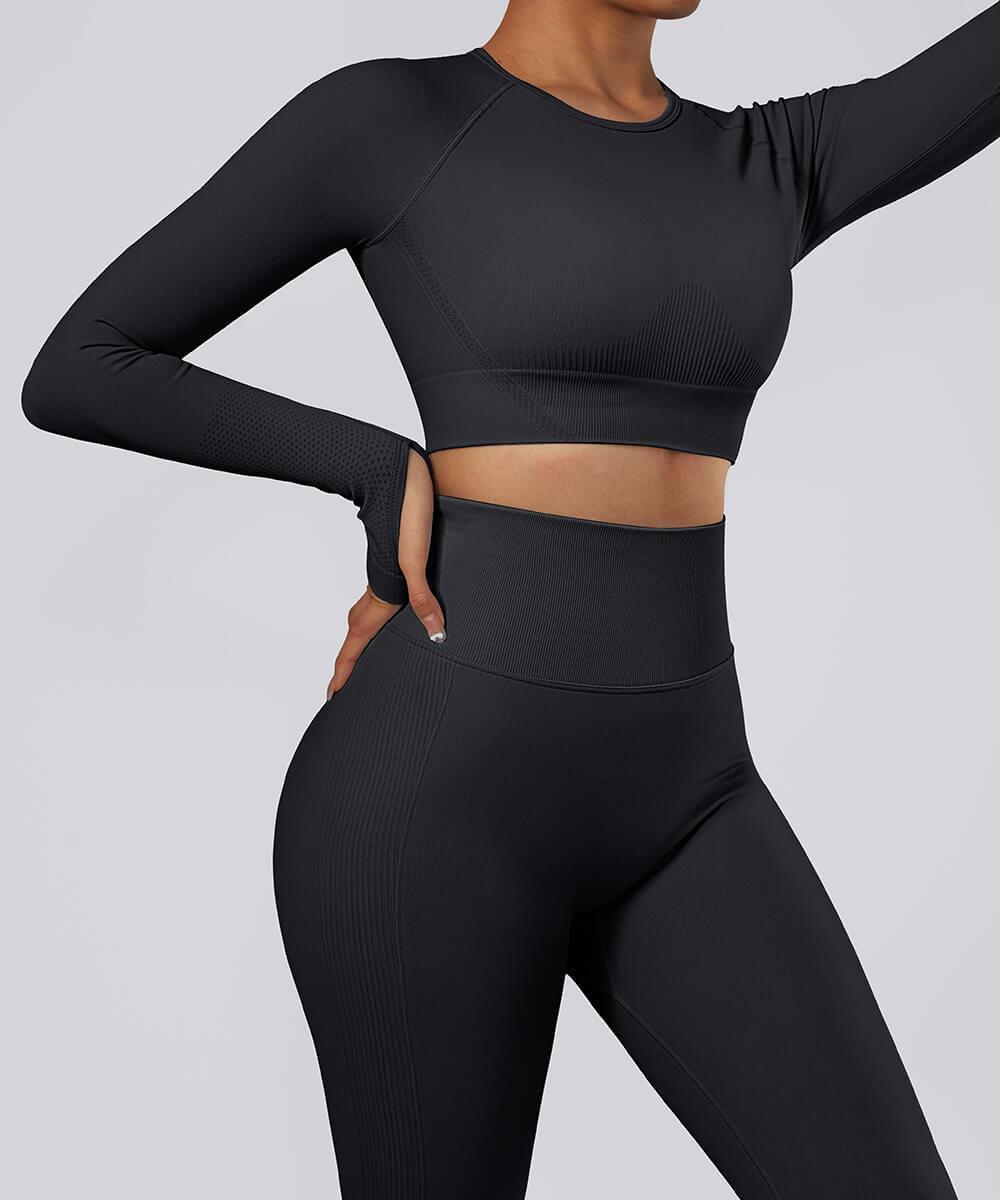 Long Sleeve Seamless Sport Top