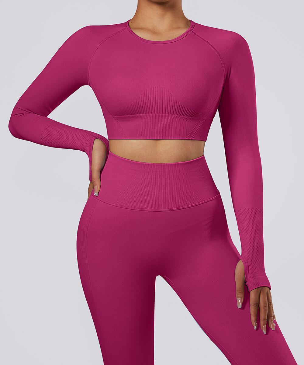 Long Sleeve Seamless Sport Top