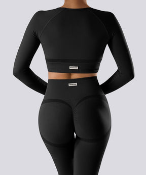 Long Sleeves Seamless Sport Suits