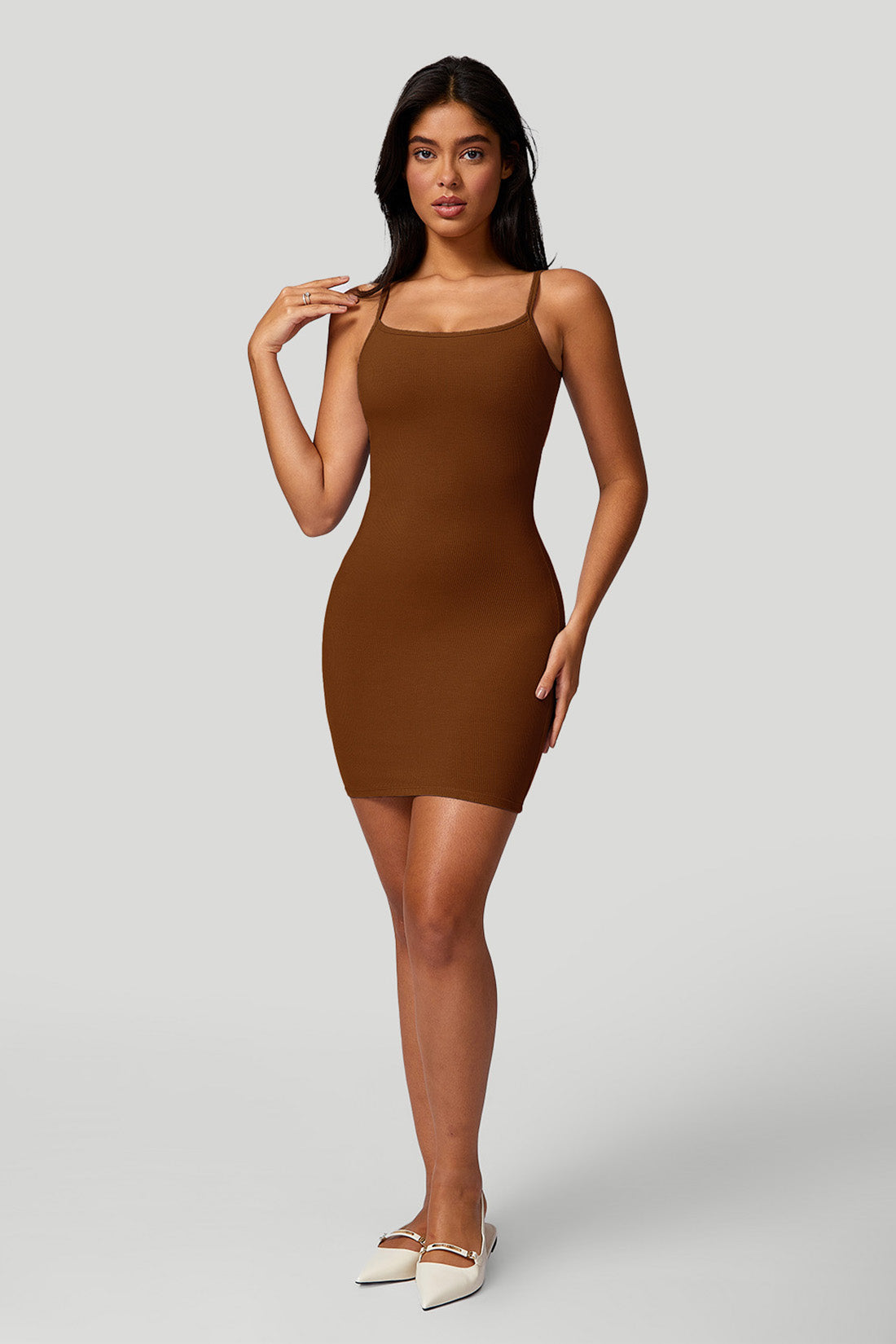 Threaded Casual Mini Bodycon Dress