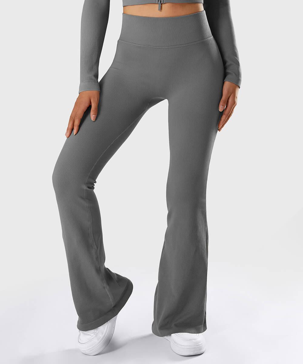 Ribbed Two-Way Zipper Yoga Set