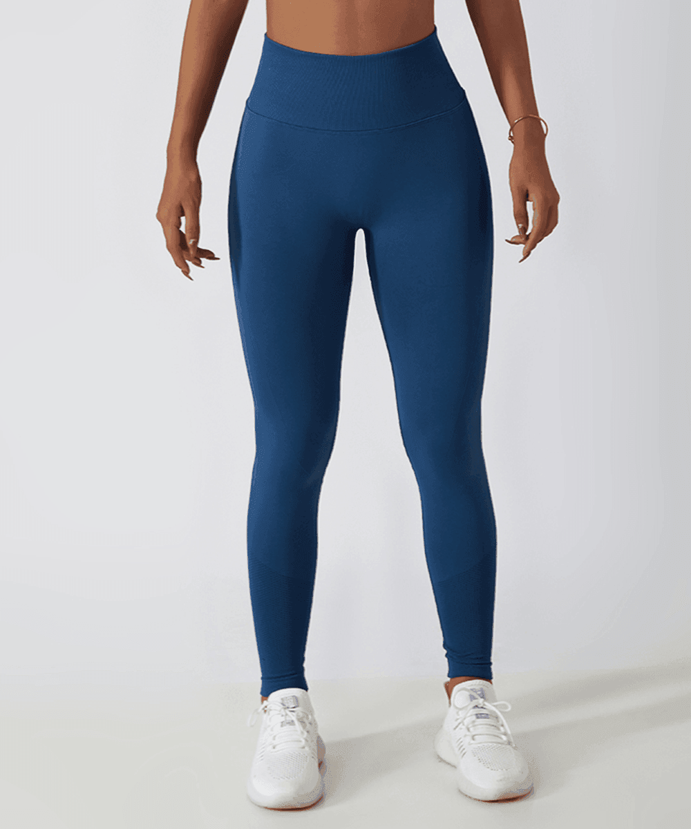 Solid Color High Waist Butt Lift Seamless Legging