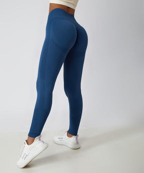 Solid Color High Waist Butt Lift Seamless Legging