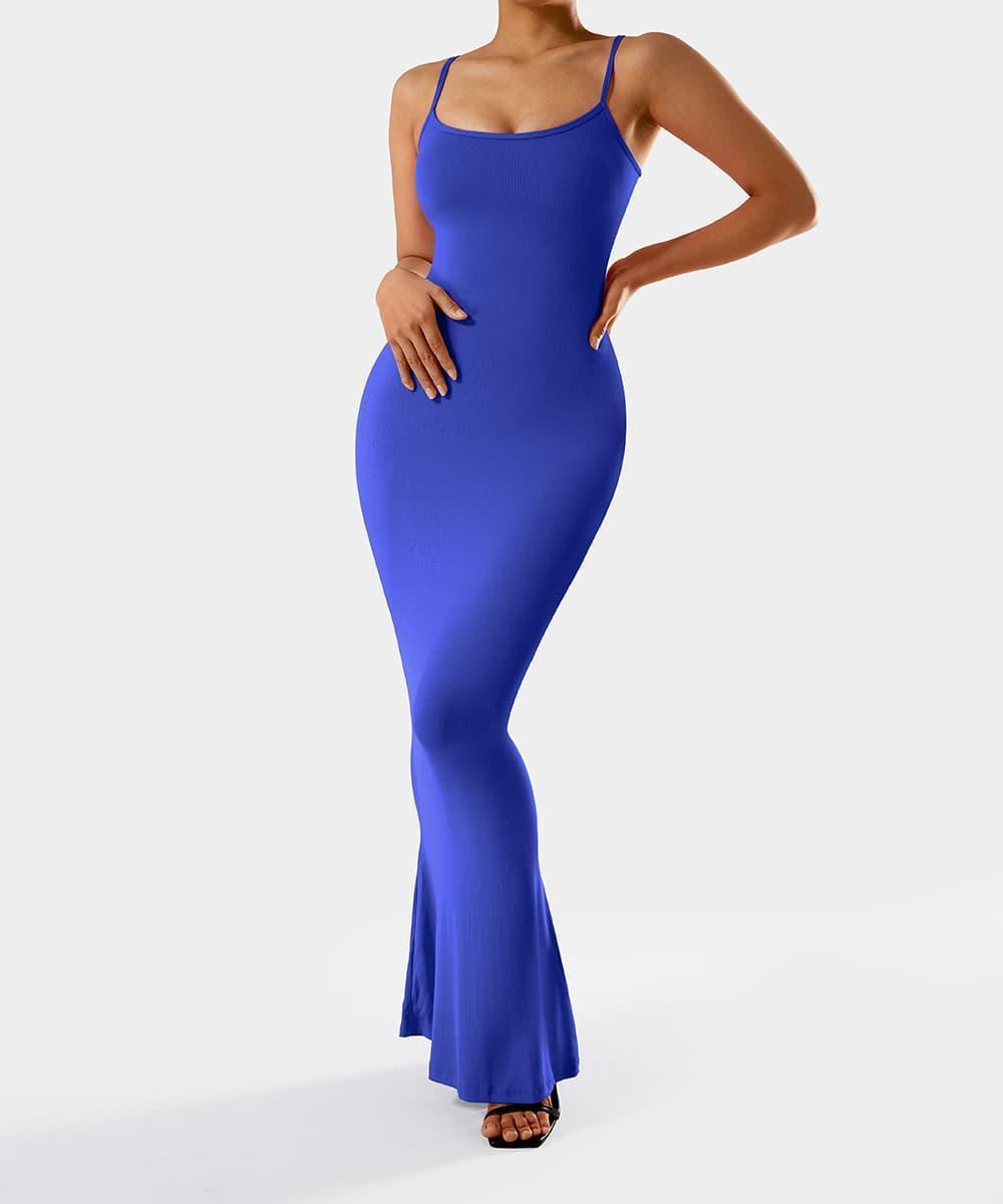 Spaghetti Strap Dress With Built in Shapewear