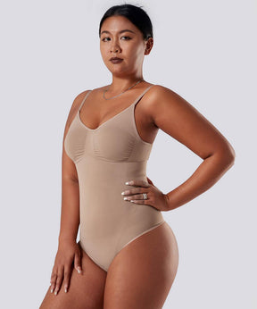 Spaghetti Straps Seamless Shapewear Bodysuit