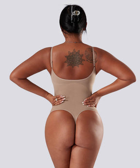 Spaghetti Straps Seamless Shapewear Bodysuit