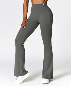 V Back Flared Seamed Legging