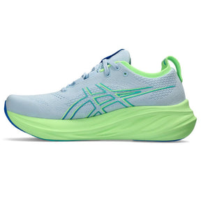 Gel-Nimbus 26 Lite-show - Masculino - Cinza Com Verde E Azul