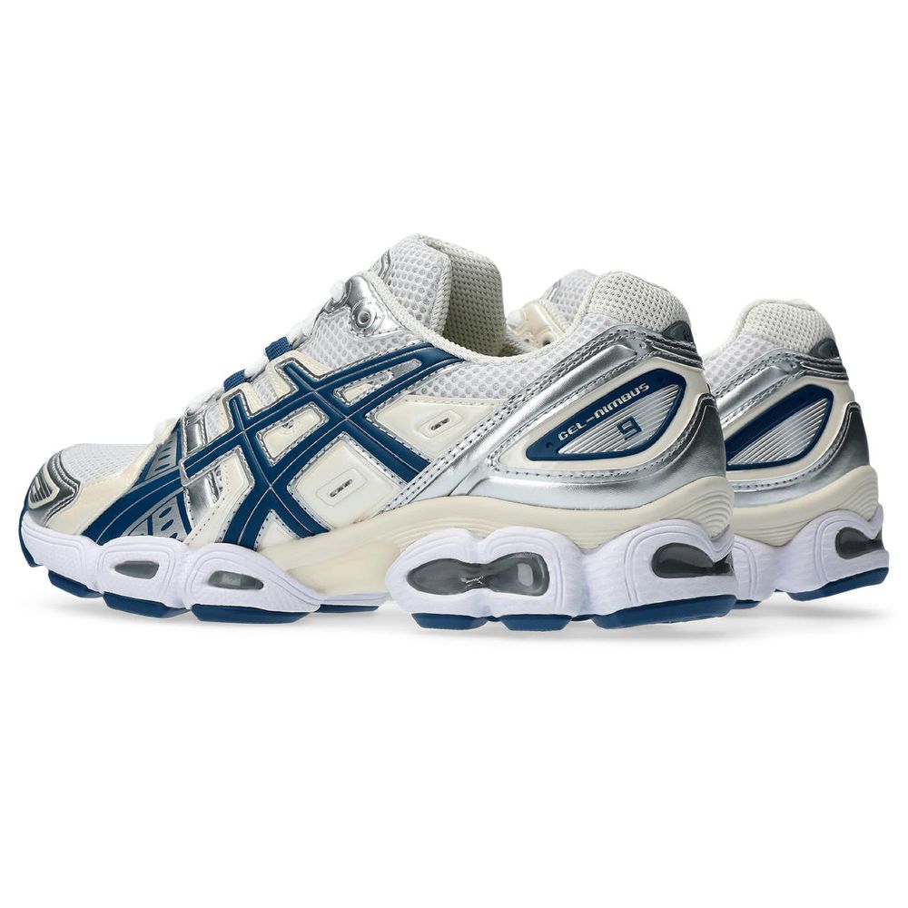 Gel-Nimbus 9 - Feminino - Branco Com Creme E Azul