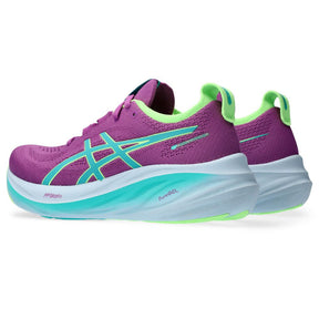 Gel-Nimbus 26 Lite-show - Feminino - Violeta Com Verde E Azul